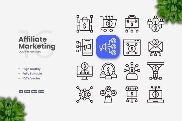 Affiliate Marketing Icons: Essential Graphics for Sellers