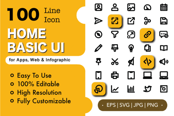 Basic Icons Premium Pack: Essential Graphics for Sellers