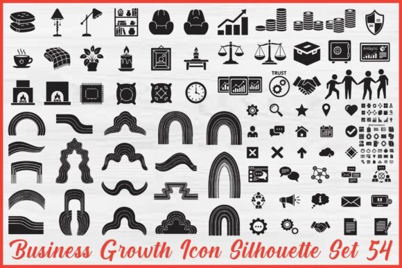 Business Growth Icon Set: Essential Graphics and Icons