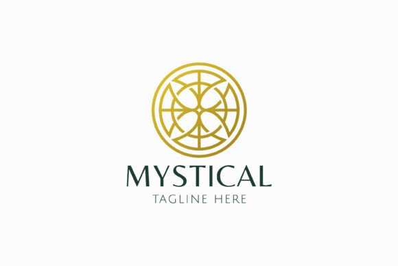 Circle Linear Sacred Geometric Logo: Premium Graphics & Logo Templates