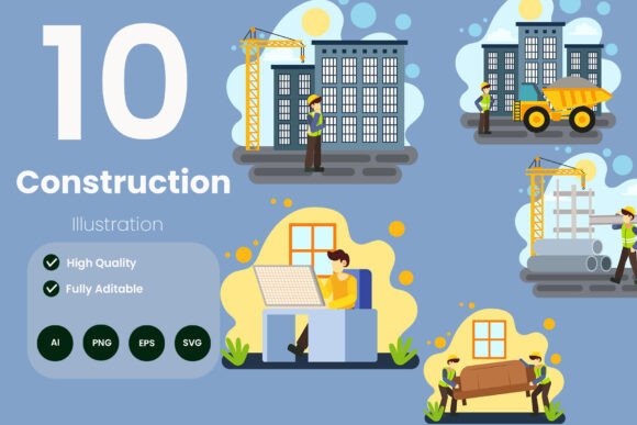 Construction Illustration Pack: A Designer's Review