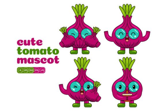 Cute Onion Mascot: Fresh Graphics & Illustrations