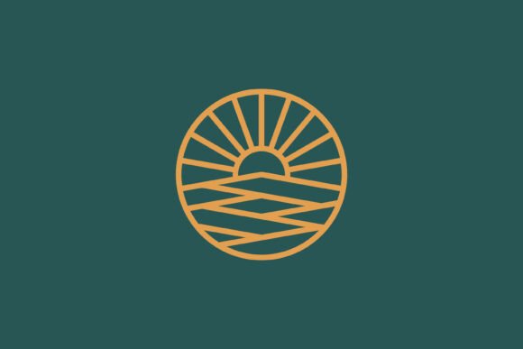 Farm Sunrise Logo: Fresh Graphics & Logo Templates