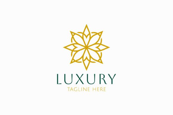 Luxury Floral Ornament: Graphics & Logo Templates