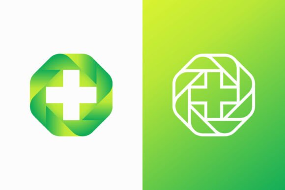 Medical Logo Sign Symbol: Fresh Graphics for Logo Templates