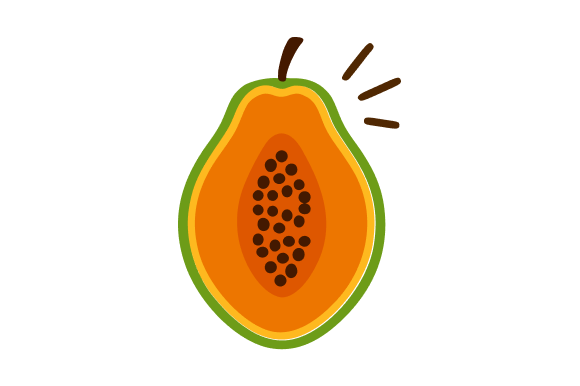 Papaya Tropical Fruit: Vibrant Graphics & Illustrations