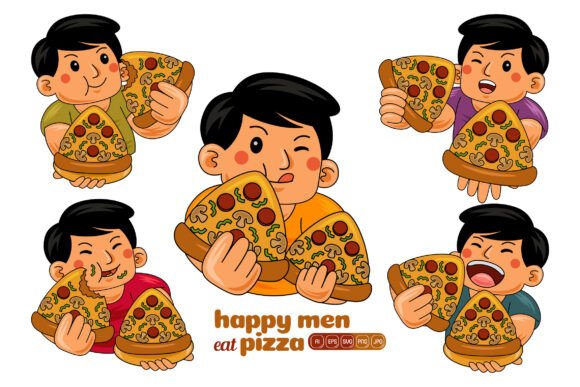 Pizza Vector Graphics & Illustrations for Brands