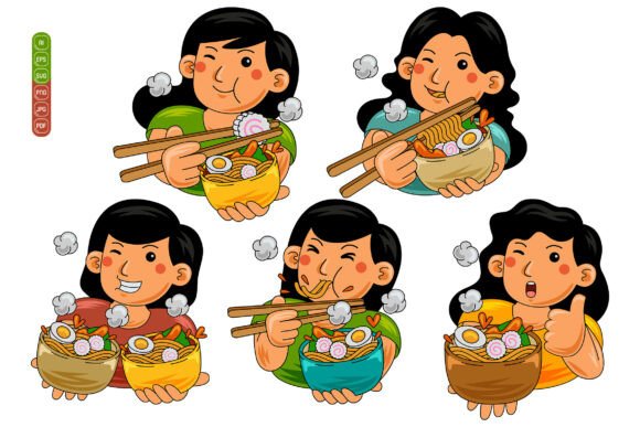 Ramen Vector Graphics & Illustrations for Brands