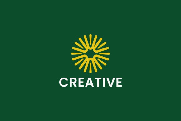 Review: Abstract Creative Starburst Brand Logo for Embroidery
