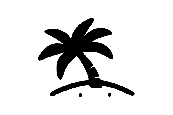 Tropical Palm Tree Summer Paradise: Graphics & Illustrations